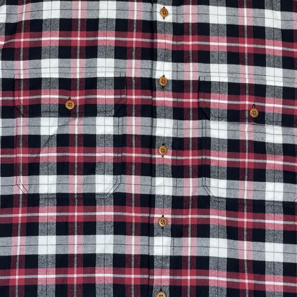 Atlantic Rancher Shirt Mens XL Multicolor Plaid Long Sleeve Flannel Chest Pocket - Picture 8 of 11